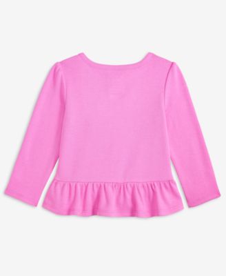 Girls Toddler 2T-4T Long-Sleeve Rainbow T-Shirt, Macy's Exclusive
