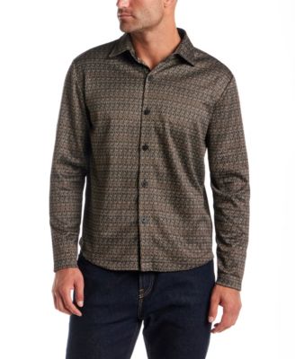 Men's Long Sleeve Bold Plaid Shirt