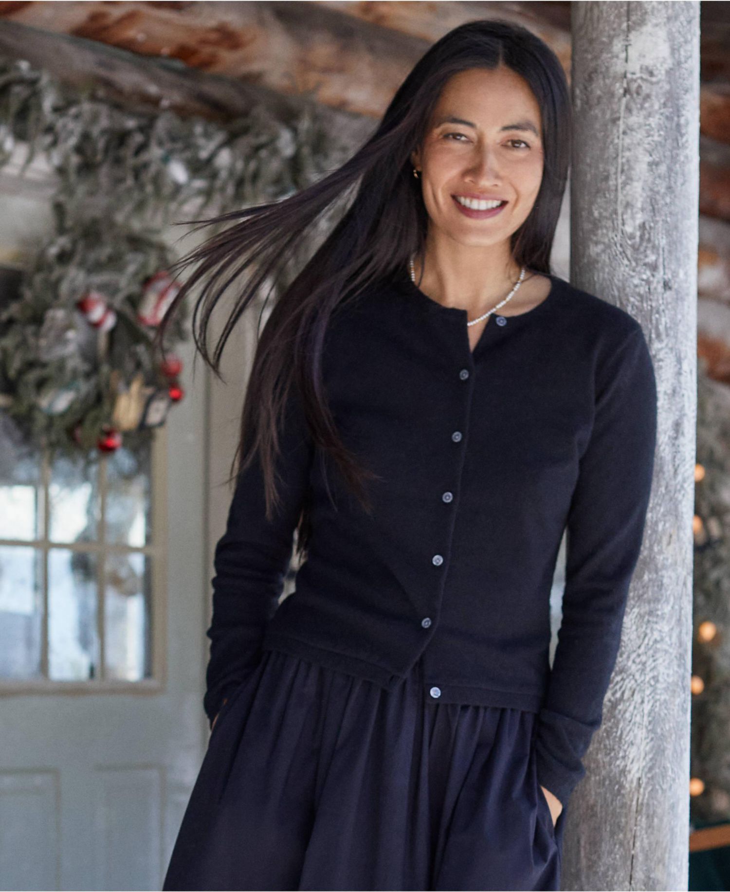 Women's Tall Classic Cashmere Cardigan Sweater