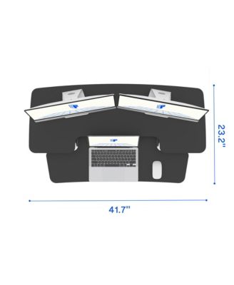 M7 Series 42"W Manual  Adjustable Standing Desk Converter