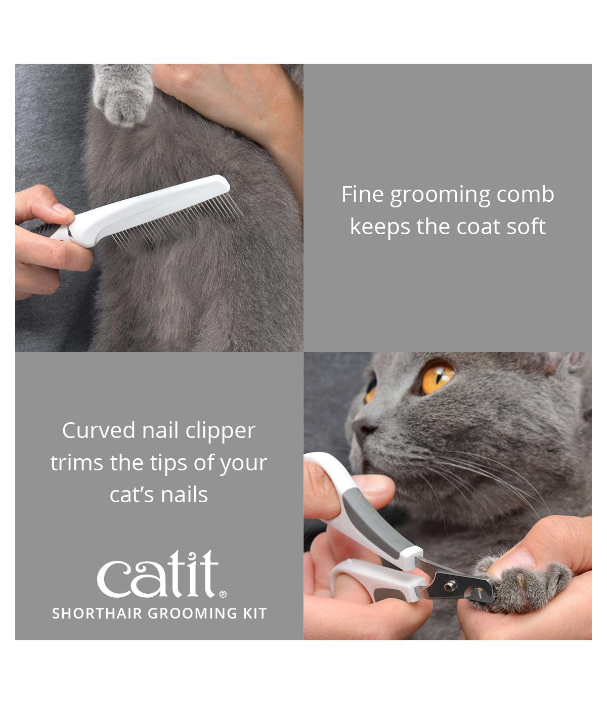 Catit 2.0 Shorthair Grooming Kit