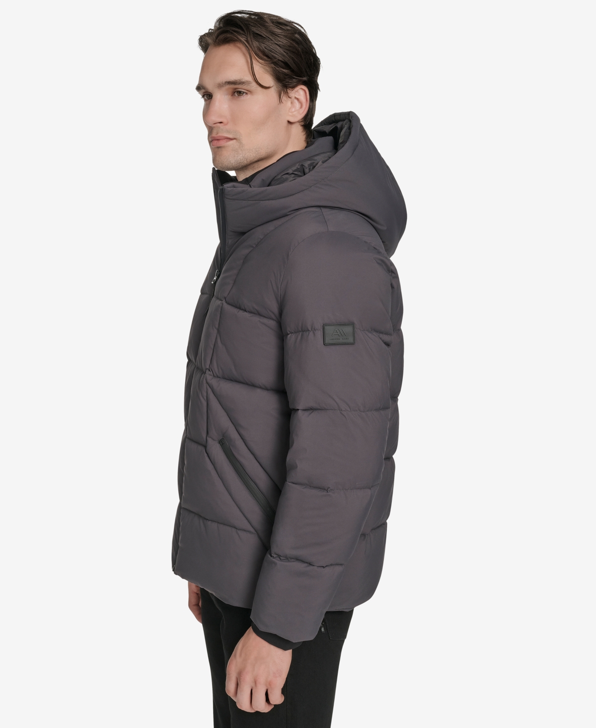 Marc New York Men's Palmerton Micro Ripstop Puffer Jacket In Animal Print