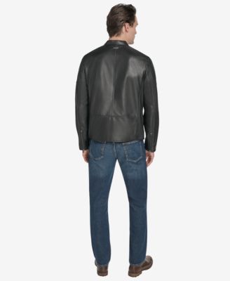 Men's Maitlin Leather Moto Jacket
