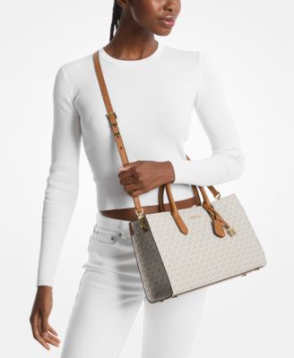 Scarlett Logo Medium East West Satchel Bag