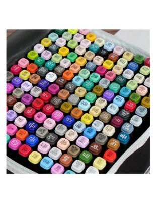 168 Color Art Markers Set - Vibrant, Blendable, And Non-Staining Markers For Art Beginners - Perfect For Coloring, Drawing, Sketching, Card Making