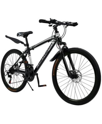 26-Inch 24-Speed Mountain Bike for Adults with Suspension Fork & Dual Disc Brakes, Ready for Adventure