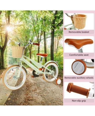 16-Inch Kids Bike for Ages 5-9 with Lightweight Magnesium Frame, Training Wheels & Dual Brakes for Safe Riding