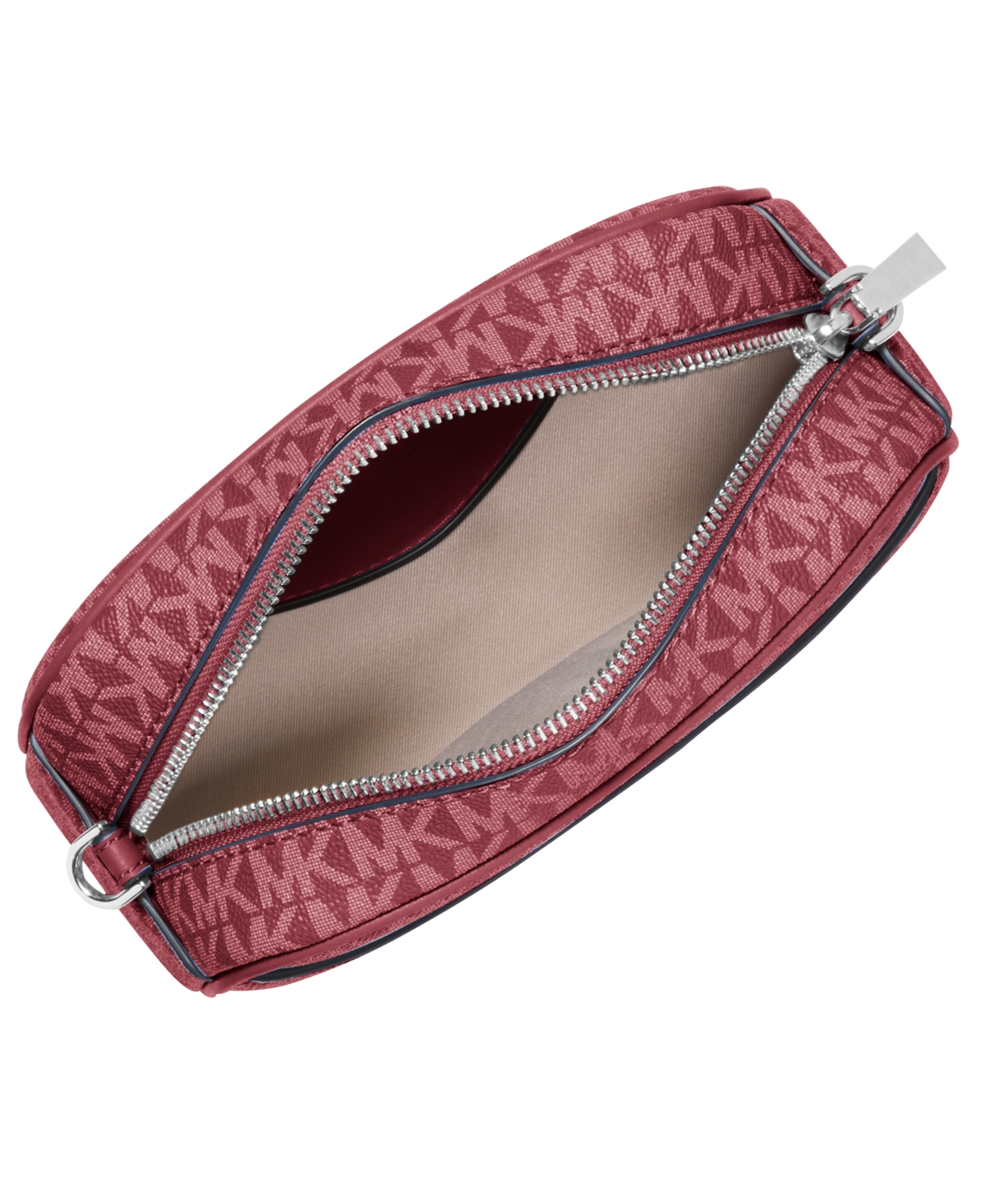 Michael Michael Kors Jet Set Logo Printed Camera Crossbody Bag