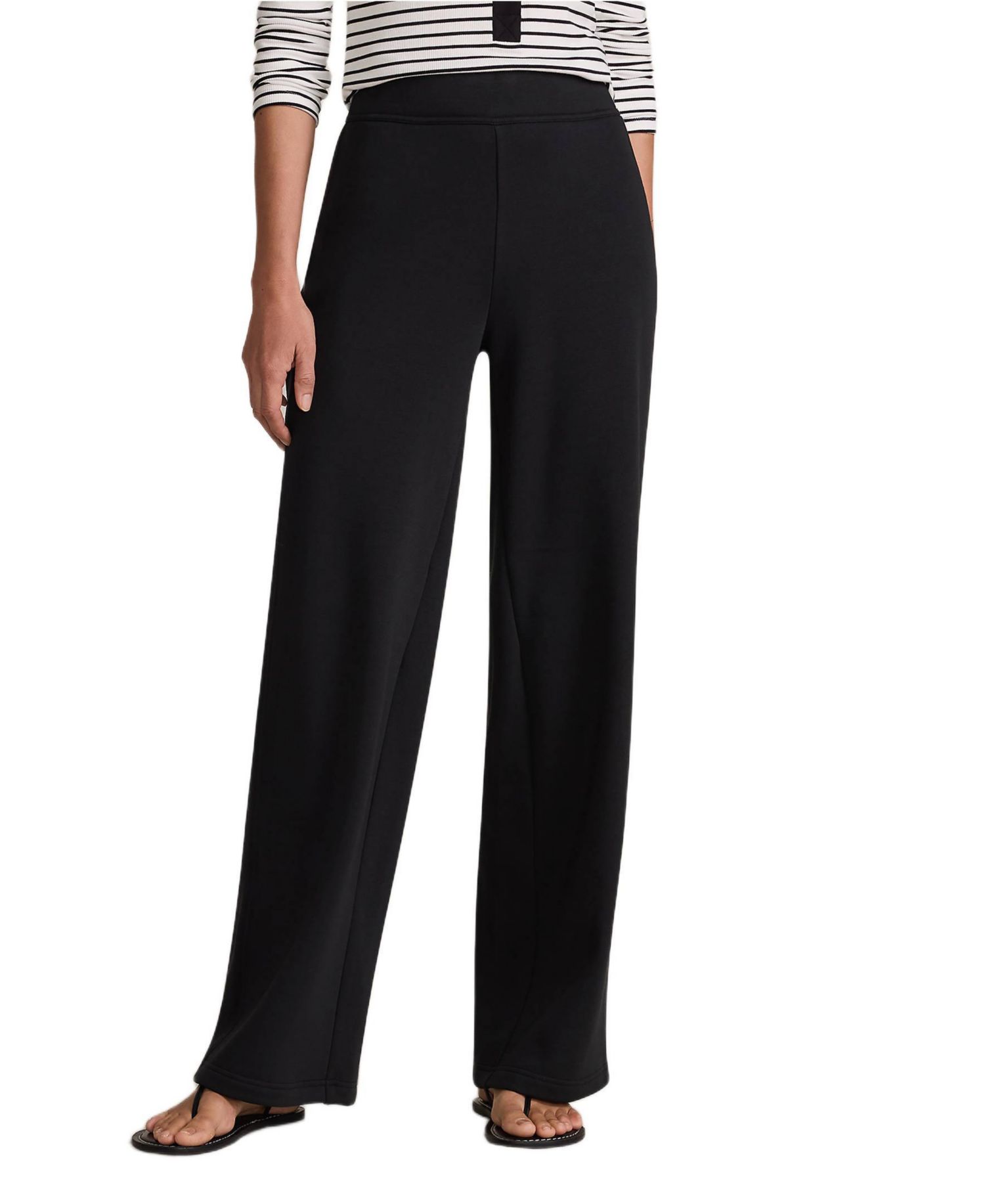 Women's Serious Sweats High Rise Fleece Lined Straight Leg Pants