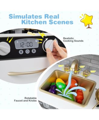 Toddler Pretend Play Kitchen for Boys and Girls 3-6 Years Old