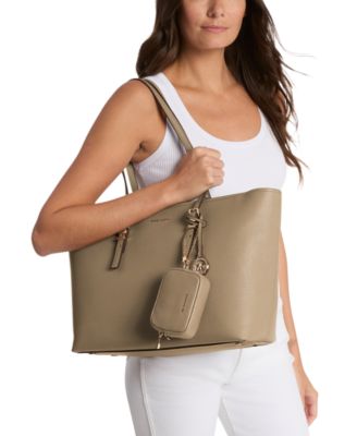 Michael Kors Quinn Large Pebbled Leather Tote Bag