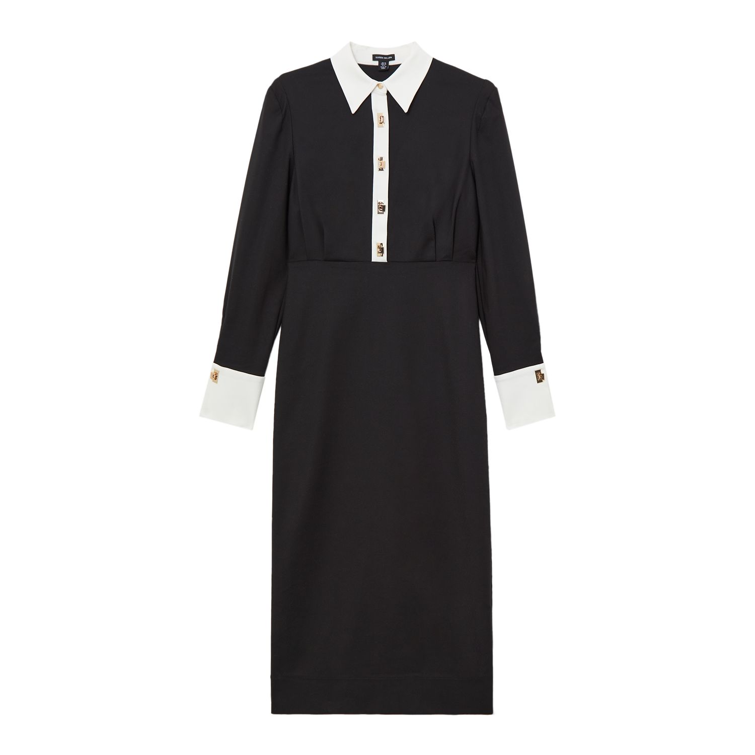 Women's Techno Cotton Shirt Maxi Shirt Dress