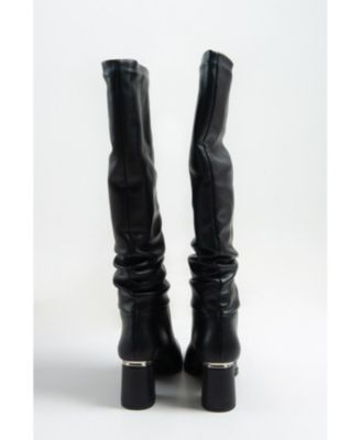 Women's Vianella Block Heel Knee High Boot