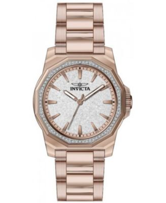 Women's 49131 Speedway Quartz 3 Hand Silver Dial Watch