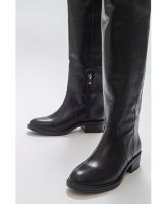 Petya Leather Over the Knee Boot (Women)