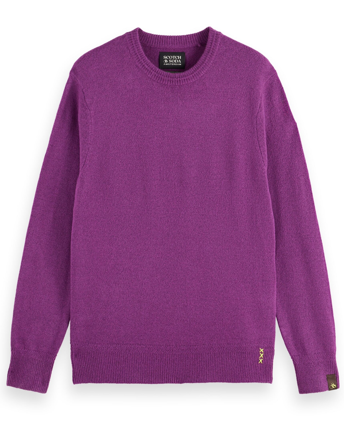 Scotch & Soda Men's Solid Crew Neck Sweater
