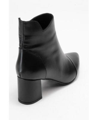 Women's Gael Leather Block Heel Boot