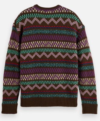 Men's Drop Shoulder Long-Sleeve Sweater