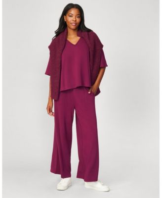 Women's V-Neck Kimono Ultra Soft Terry Top