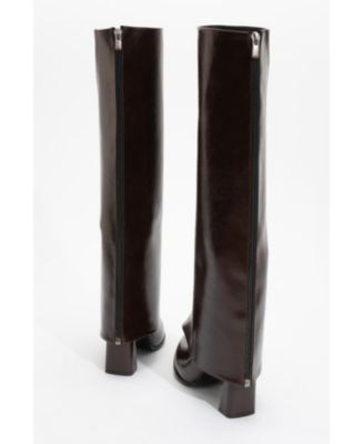 Women Aja Block Heel Convertible Knee High Boot