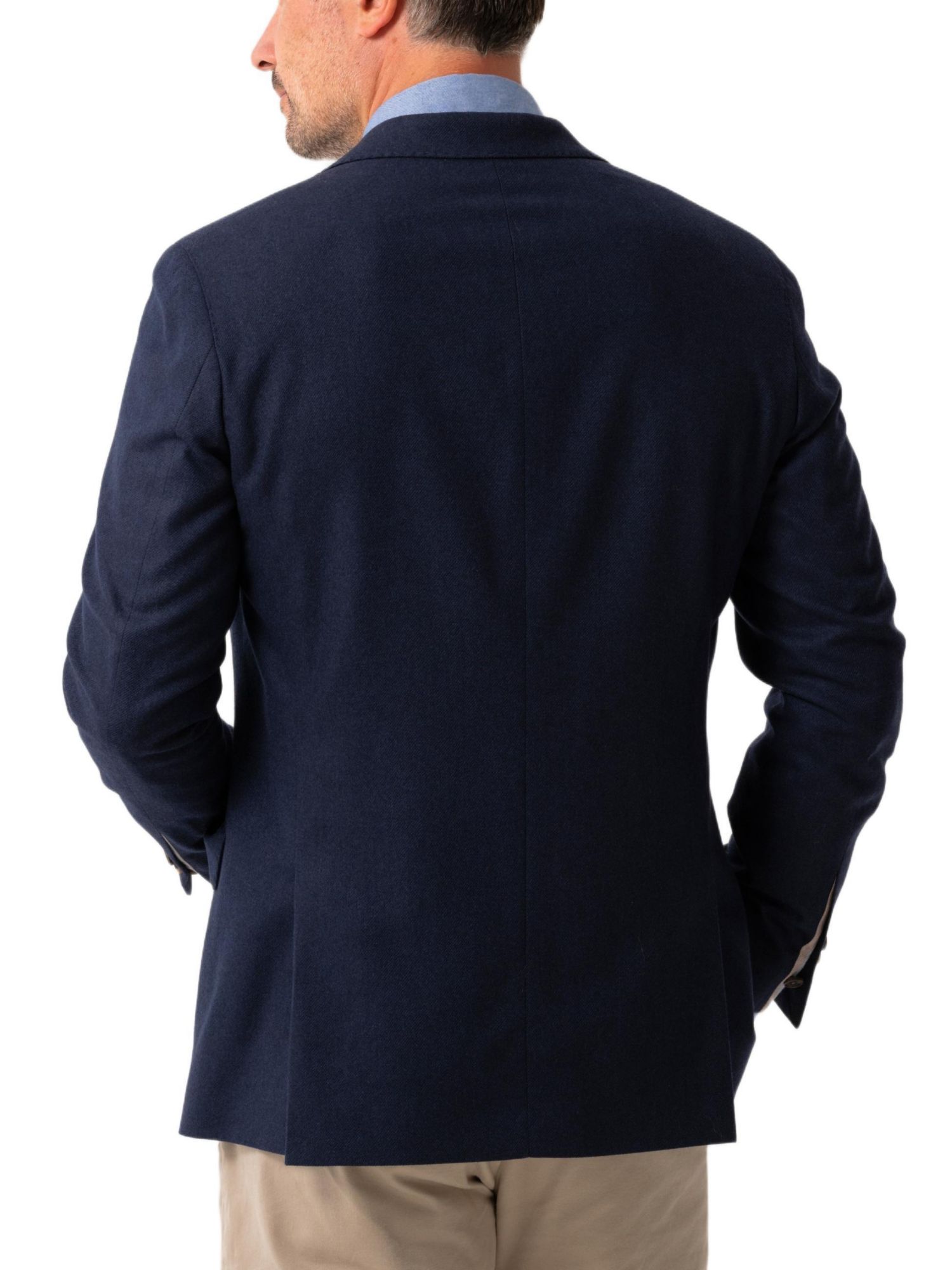 Men's Classic Wool and Cashmere Blend Blazer