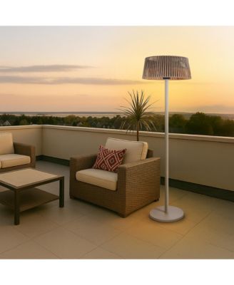 Patio Heater with Remote, 3 Adjustable Power Levels, 78.7" Tall, Waterproof, Anti-Tipping,Indoor and Outdoor