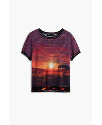 Women's Sunset knit T-shirt