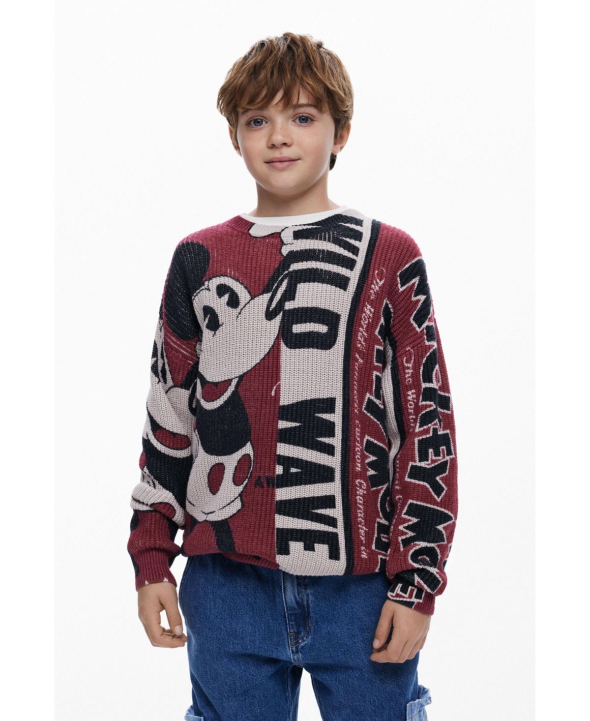 Desigual Boys Boys's Mickey Mouse sweater