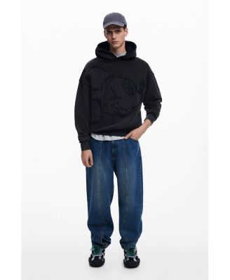 Men's Mickey Mouse patch sweatshirt