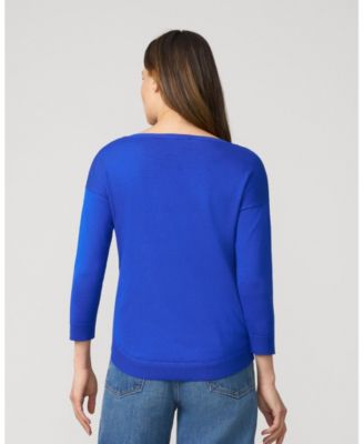 Women's Snowflake Drop Shoulder Tunic Sweater