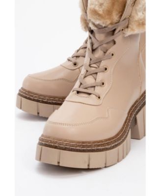 Faith Fur Chunky Boot (Women)