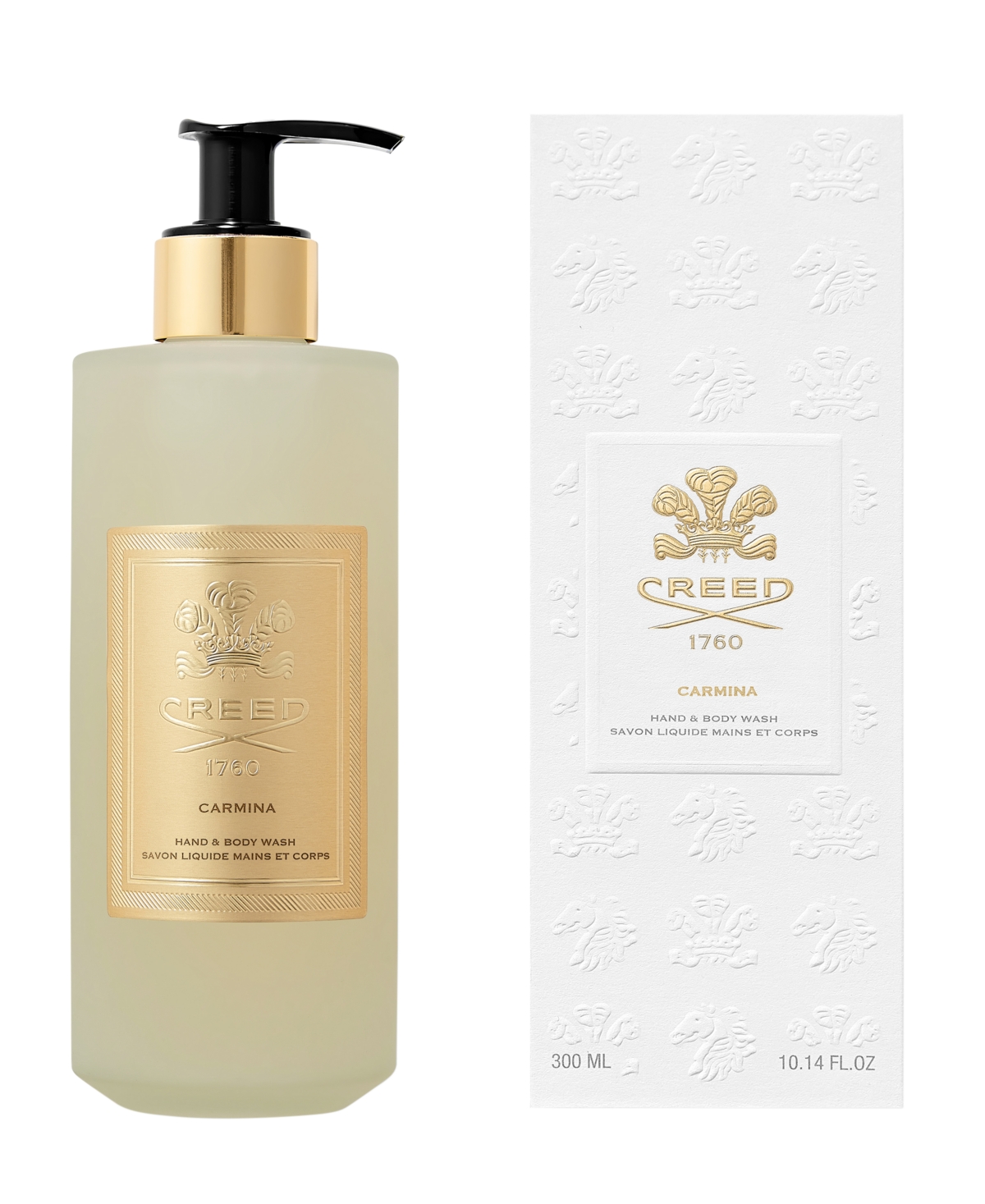 Creed Carmina Hand And Body Wash, 10 Fl. Oz. In Transparent