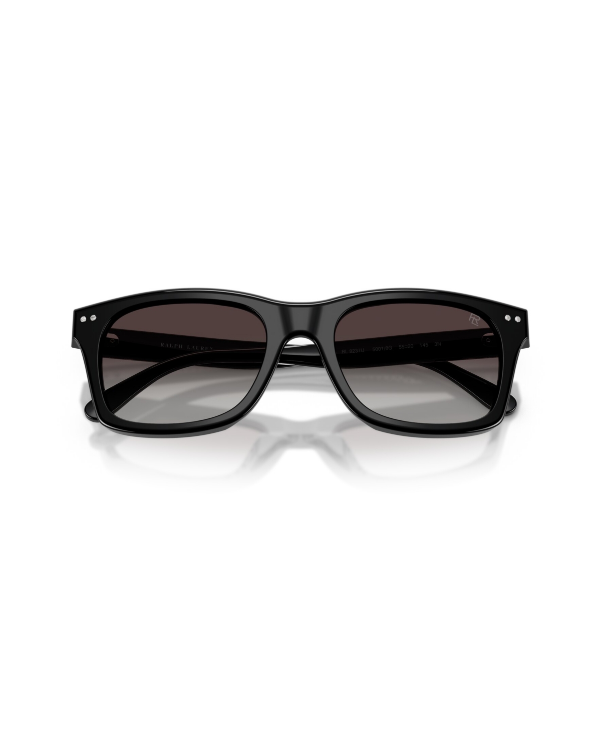 Ralph Lauren Automotive Square Sunglasses In Black