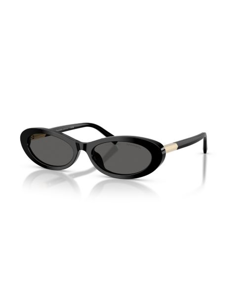 Женские солнцезащитные очки Tiffany & Co. Oval Sunglasses, TF4250, цвет: Чёрный