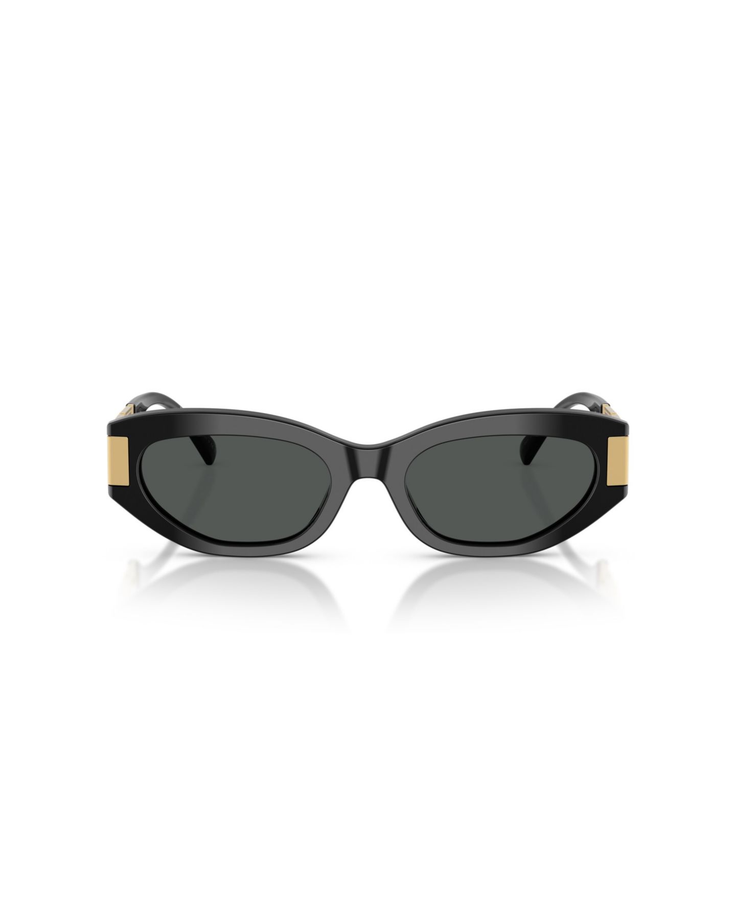 Женские солнцезащитные очки Versace Cat Eye Sunglasses, VE4501, цвет: Чёрный — фото 3