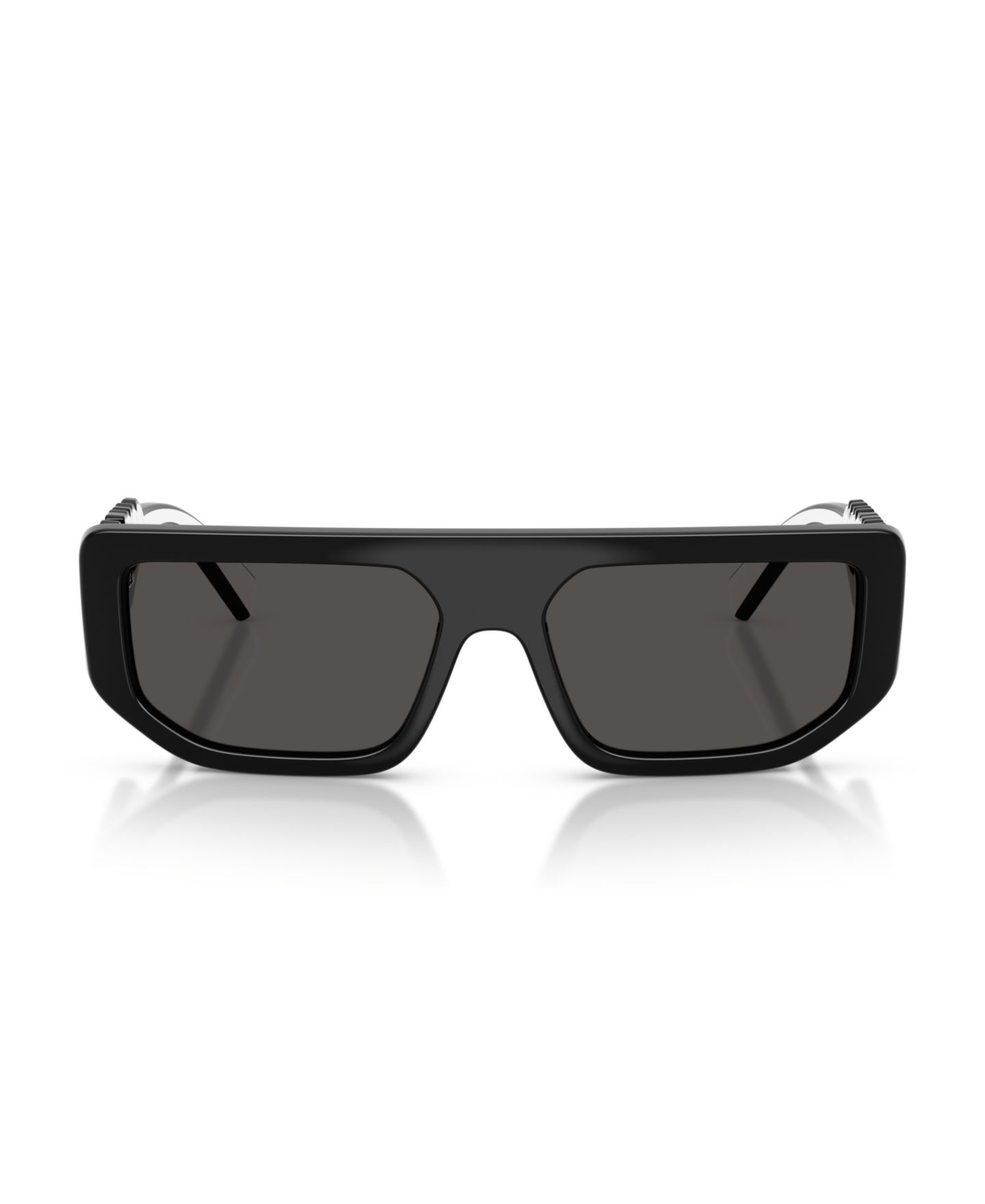 Солнцезащитные очки Dolce&Gabbana Unisex Rectangle Sunglasses, DG6203, цвет: Чёрный — фото 3