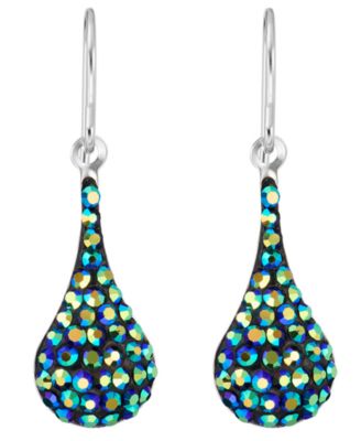 Crystal Drop Earrings (0.98 ct. t.w.) in Sterling Silver