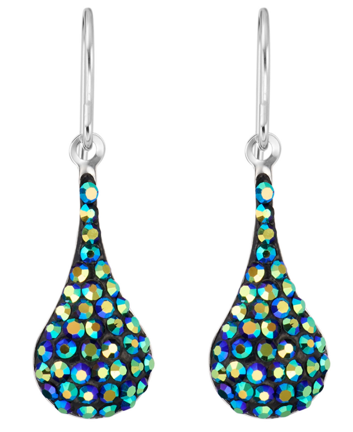 Macy's Crystal Drop Earrings (0.98 ct. t.w.) in Sterling Silver