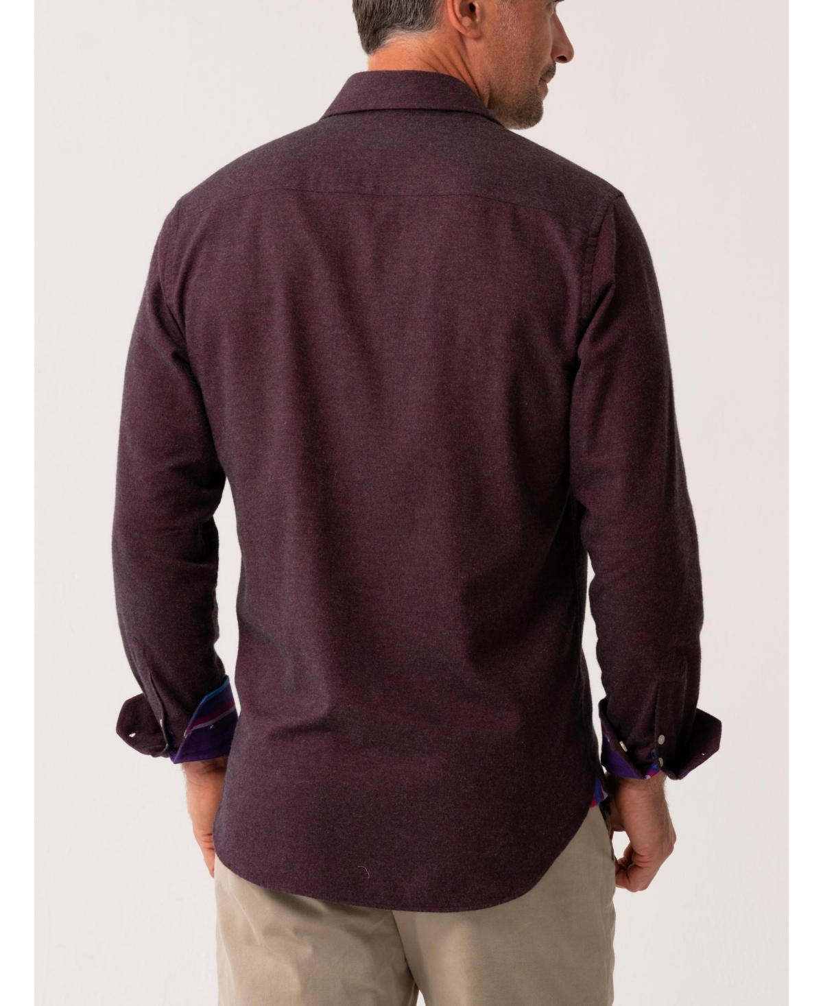 Koy Clothing Men's Long Sleeve Cotton Cashmere Shirt