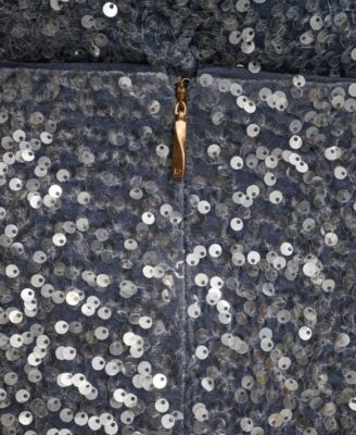 Women's Sequin Pencil Midi Skirt