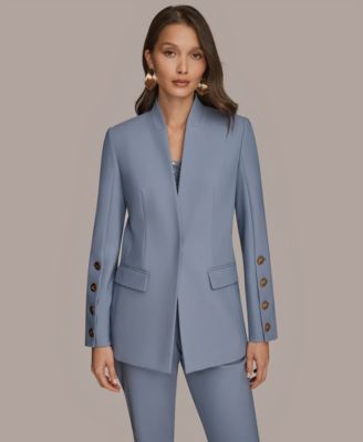 Donna Karan New York - Women's Button Long Sleeve Blazer