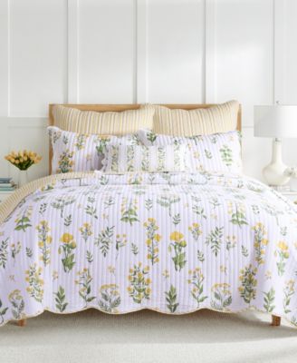 Home Daffodil Reversible 3-Pc. Quilt Set, Full/Queen