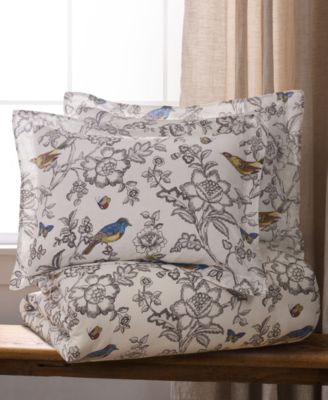 Home Mockingbird Reversible 2-Pc. Duvet Cover Set, Twin