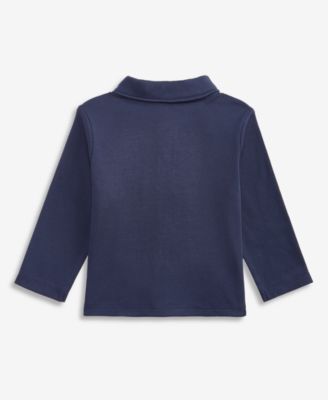 Boys Toddler 2T-4T Long-Sleeve Mini Car Polo Shirt, Macy's Exclusive