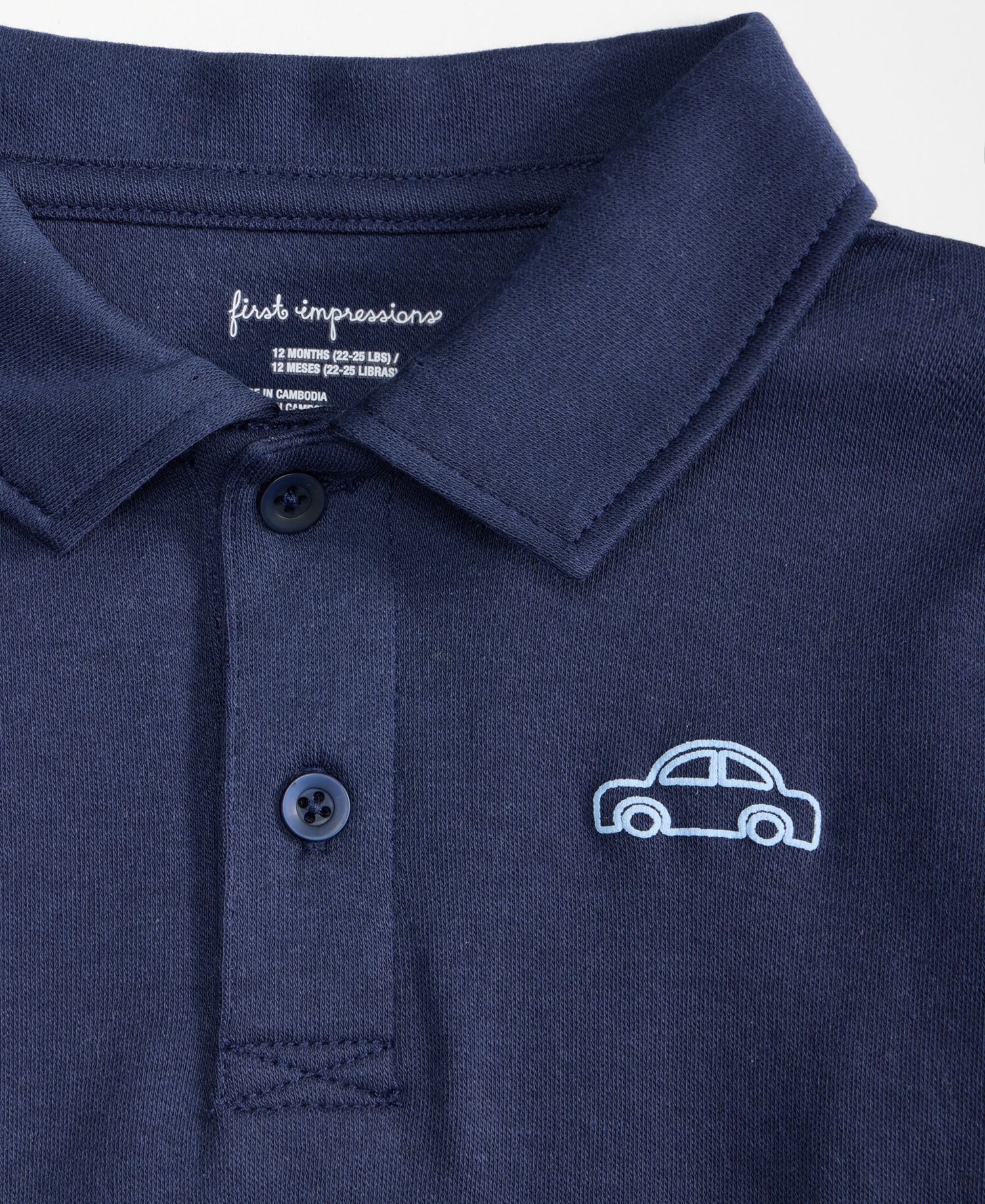 Baby Boys' 3M-24M Mix and Match Mini Car Polo Shirt