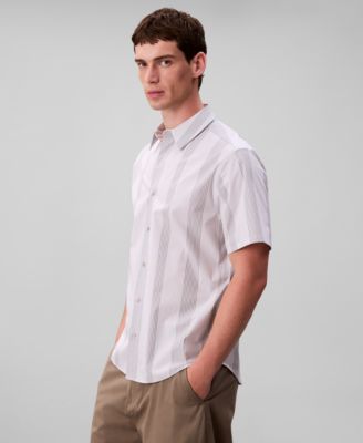 Men's Classic Fit Striped Shirt