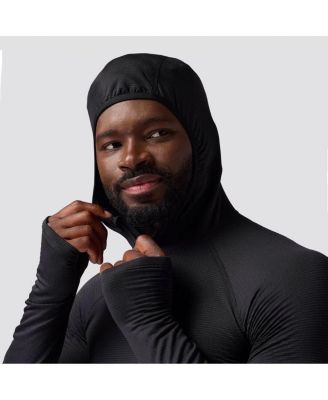 Men's Pines Microgrid Ultra-Lt Baselayer 1/2-Zip Scuba Top Lightweight Long Underwear Tops