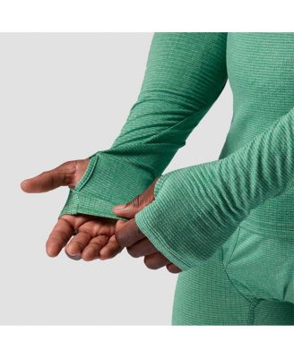 Men's Pines Microgrid Ultra-Lt Baselayer Zip Scuba Top Lightweight Long Underwear Tops