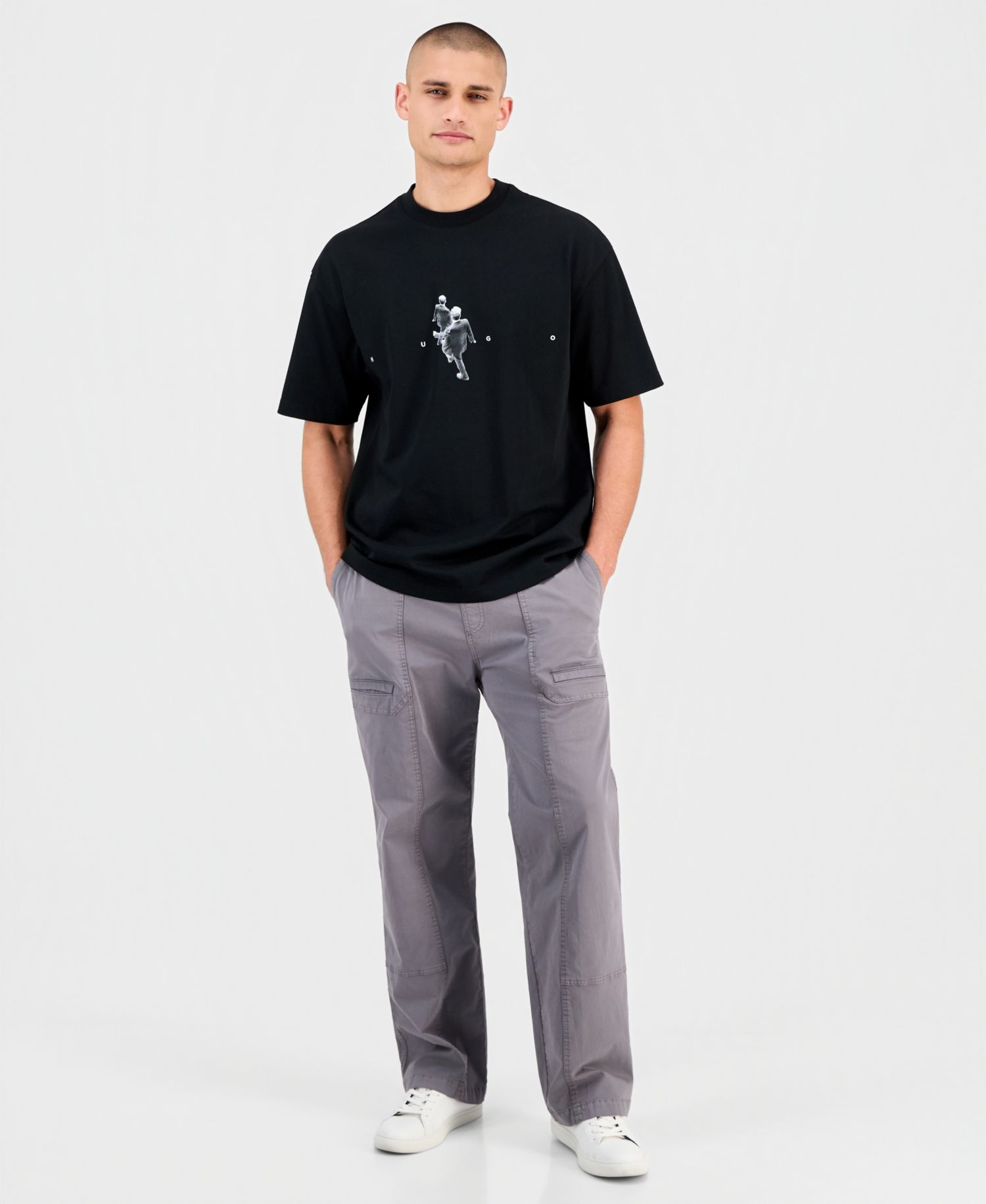 Men's Dollo Short-Sleeve Logo Graphic Crewneck T-Shirt