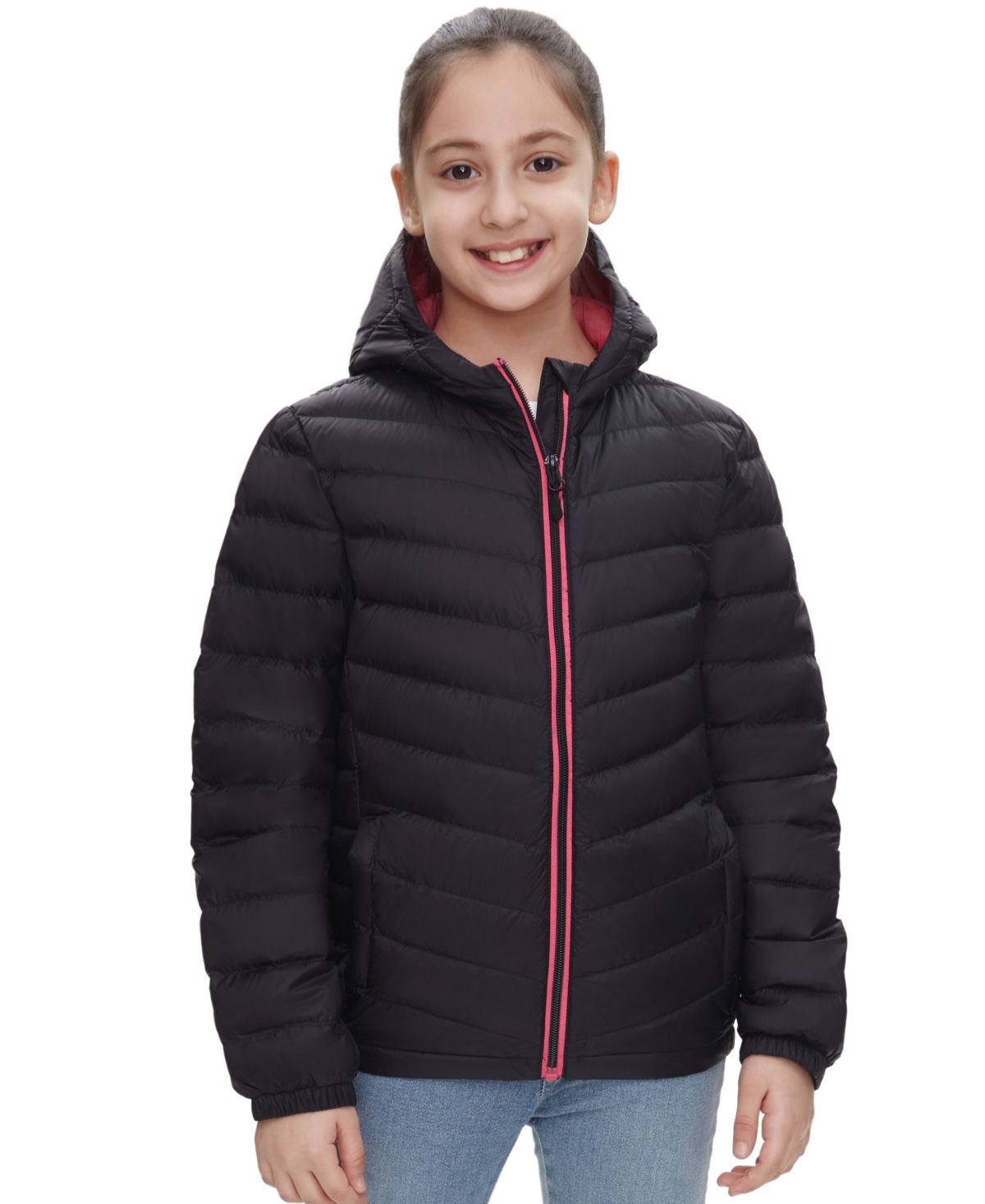 Rokka&Rolla Girls Ultra Light Packable Down Jacket 4-18